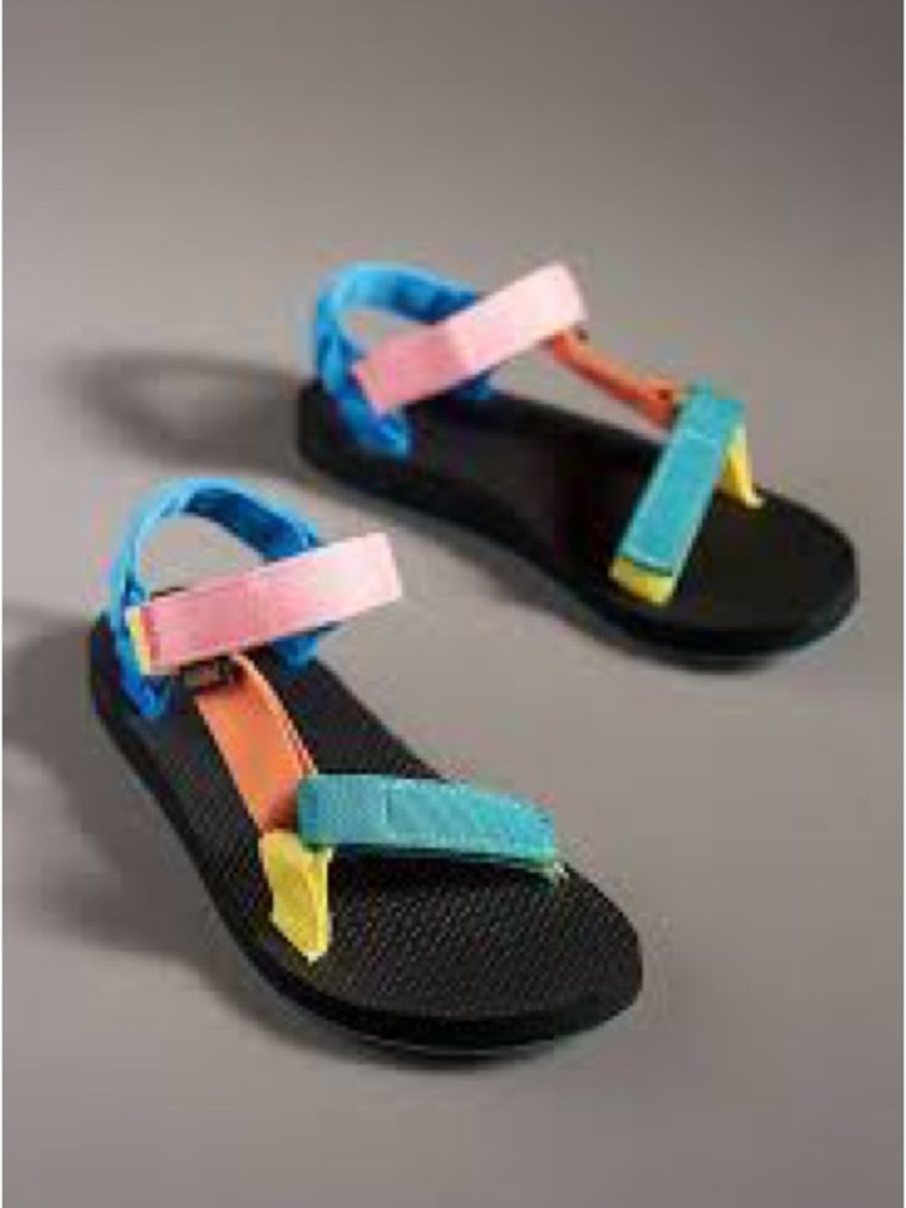 Teva Original Universal Multicolor Sport Sandals Hook & Loop Women’s 8